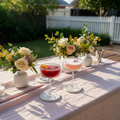 Ribbed Coupe Cocktail Glasses